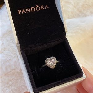 Pandora Heart Silver Ring